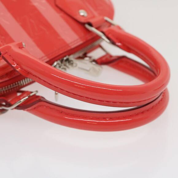 LOUIS VUITTON Vernis Rayures Alma BB Hand Bag Pink M91593 - Picture 7 of 16
